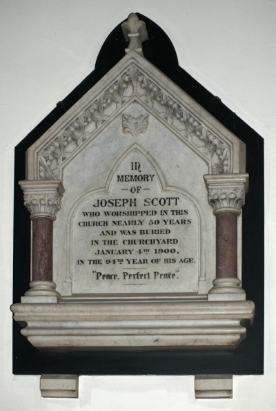 Photo of Joseph Scott Memorial