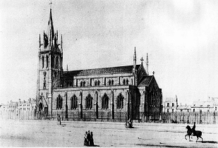 A drawing of St John's c.1840