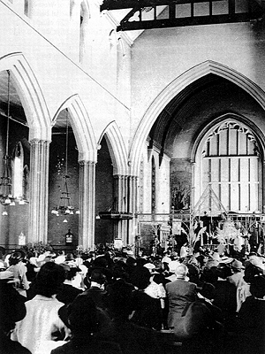 A service at St John's in the 1940s