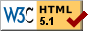Valid HTML 5.1