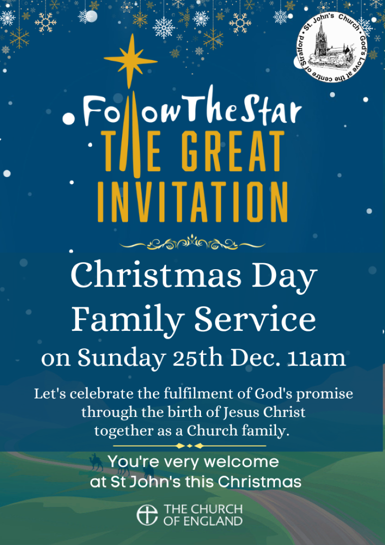 Christmas Day Family Service; Sunday 25th December 11am